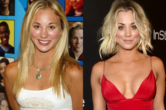 Kaley Cuoco avant apres